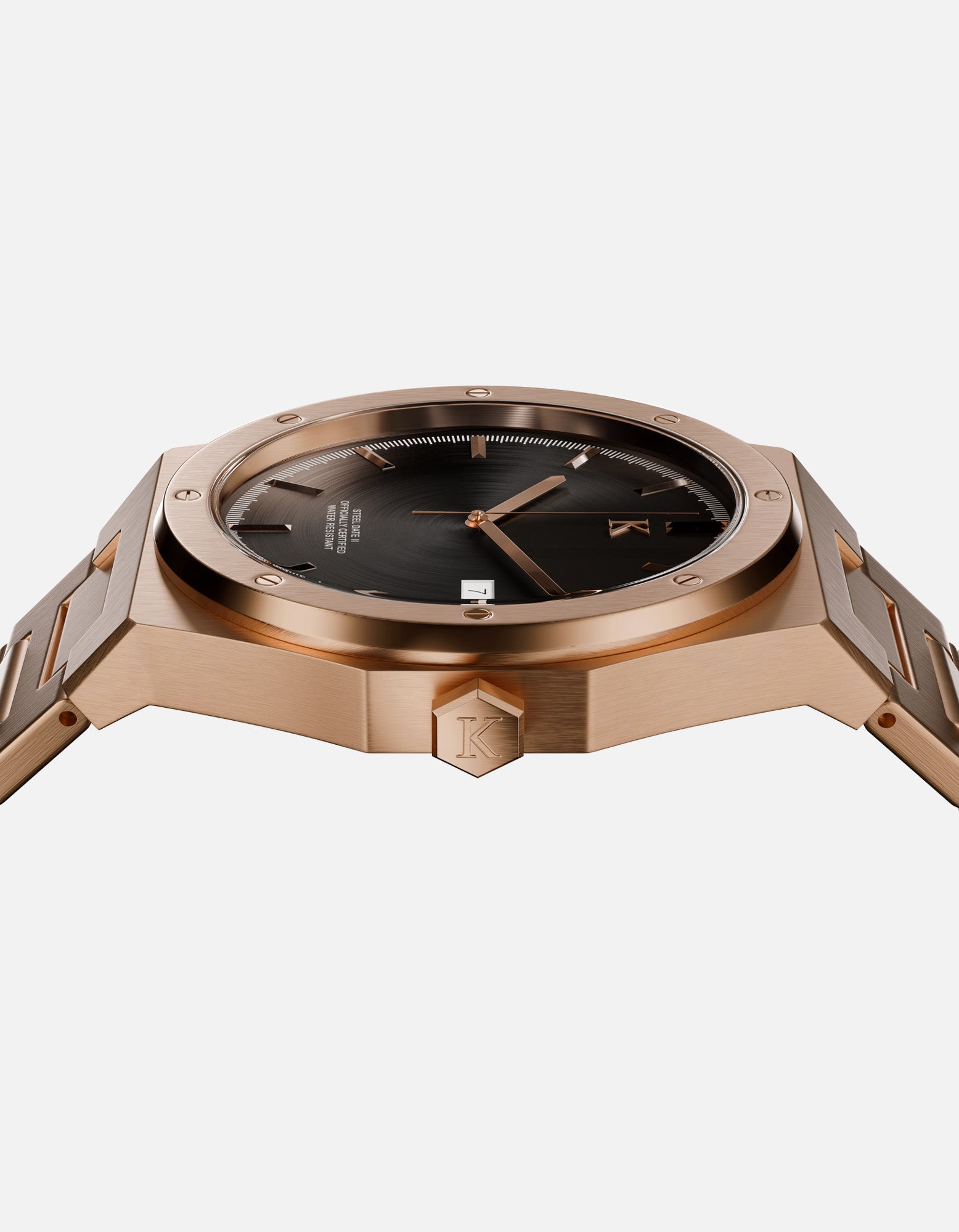 Steel-Date II Bronze Gold