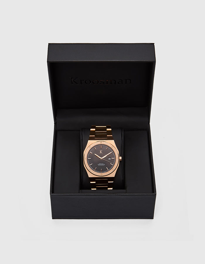 Steel-Date II Bronze Gold