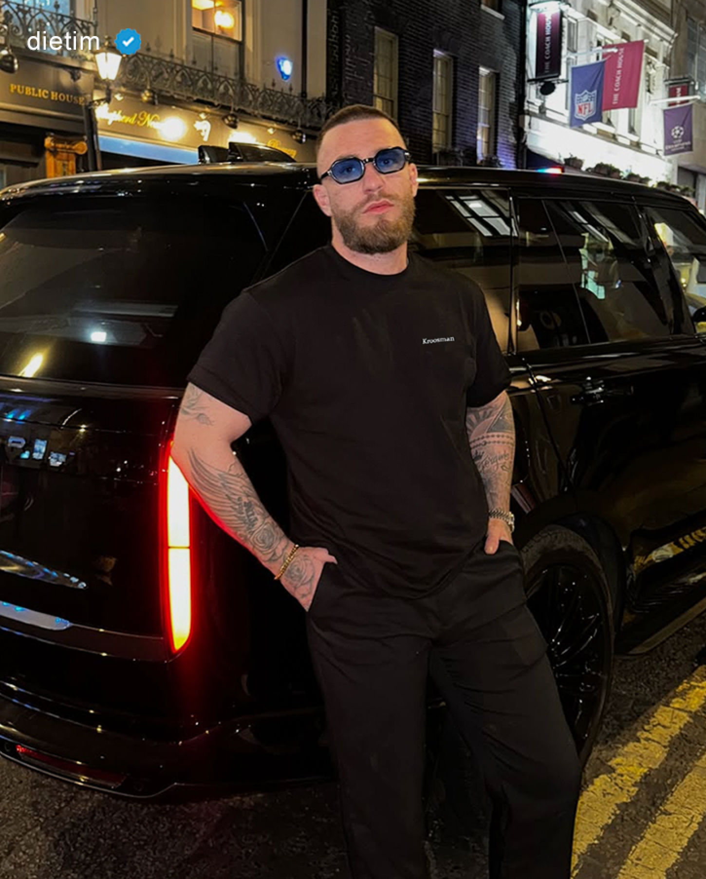 Tim "DieTim" van Teunenbroek IN LONDON WITH OUR ESSENTIALS TEE
