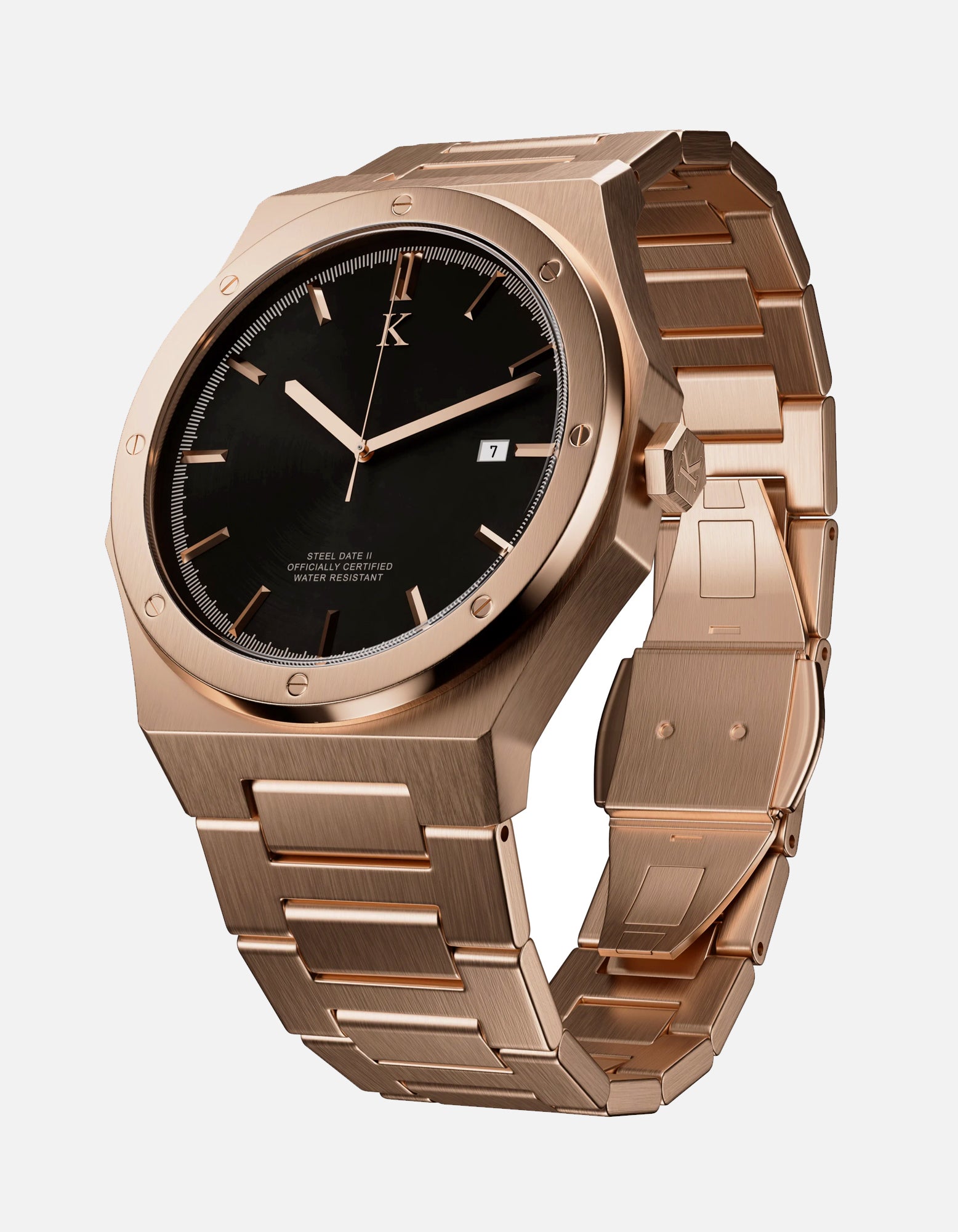 Steel-Date II Bronze Gold