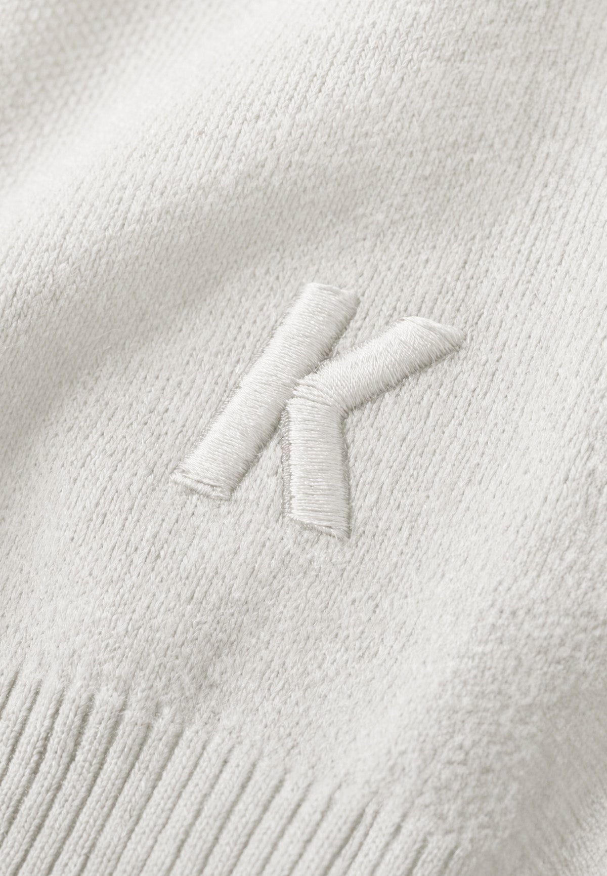 Heavy knit polo-tee
