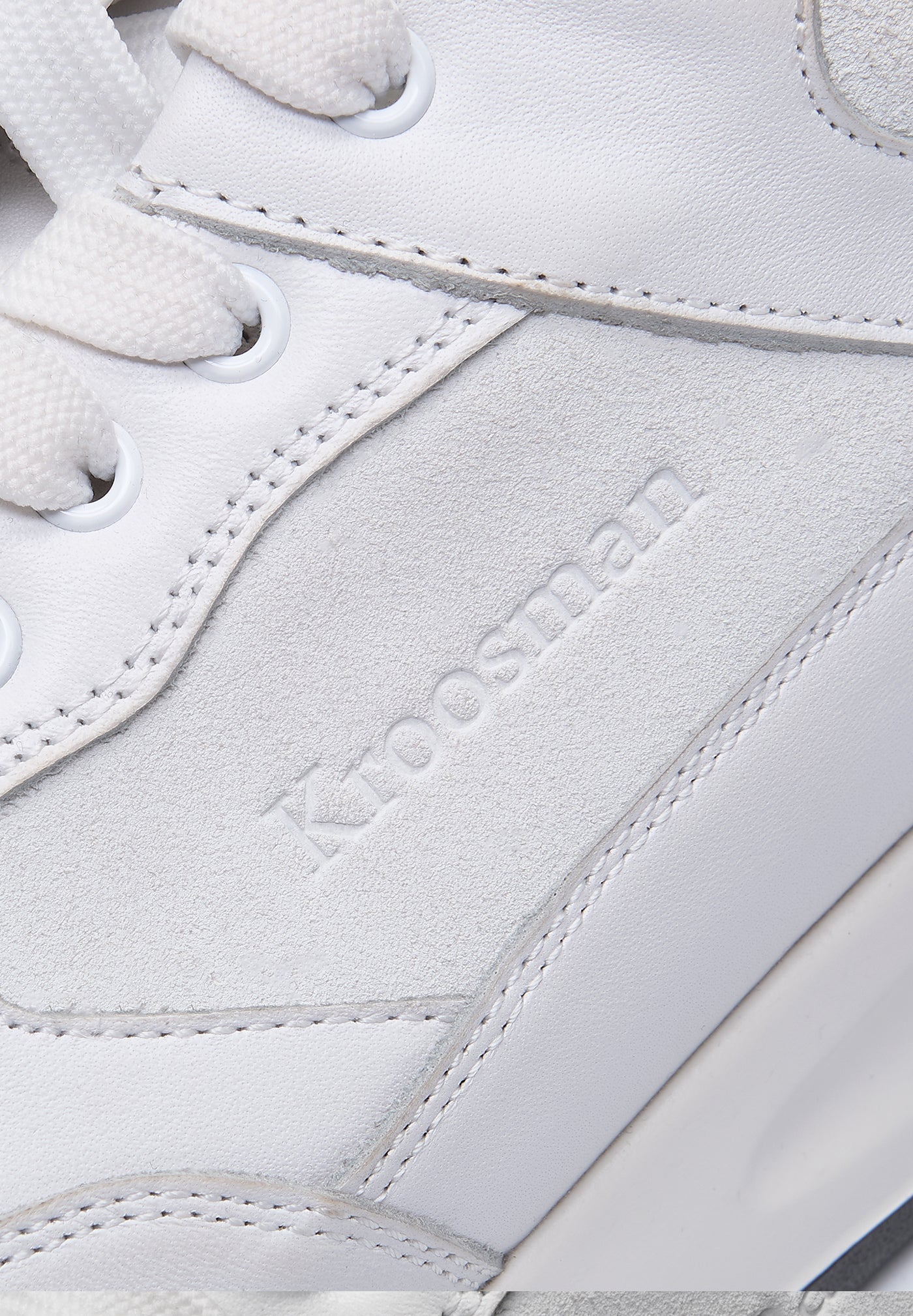 Suede Sneaker White Ivory