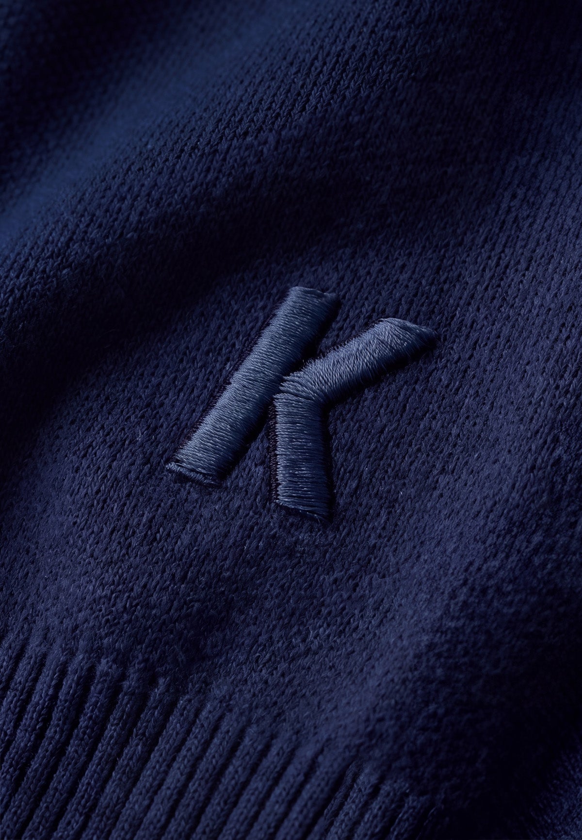 Heavy knit polo-tee